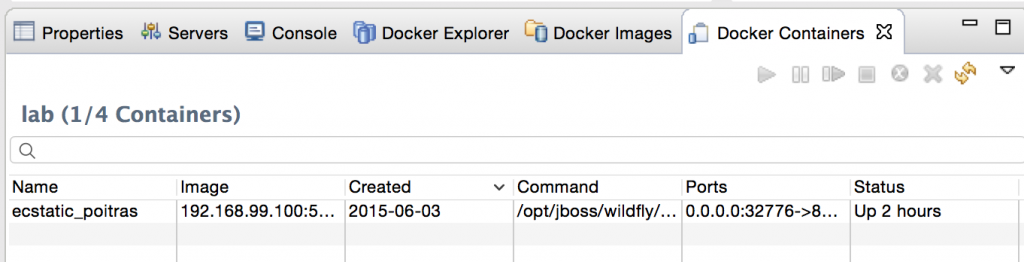 Docker Eclipse Tools