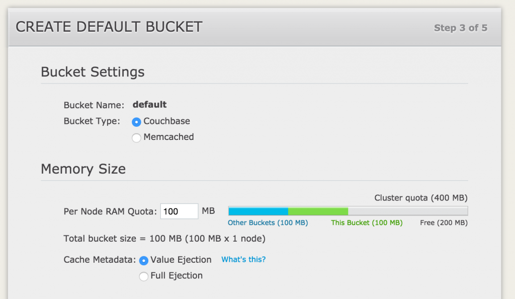 Docker Couchbase Cluster Per Node RAM Quota