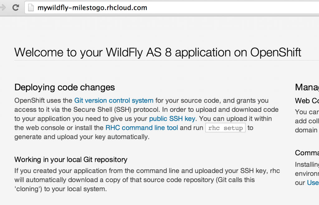 wildfly-openshift-mainpage-techtip7