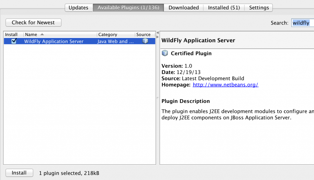 wildfly-plugin--netbeans-techtip6