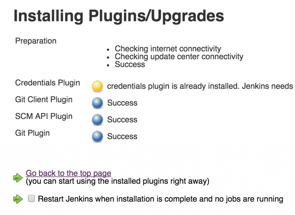 Git plugin installation in Jenkins