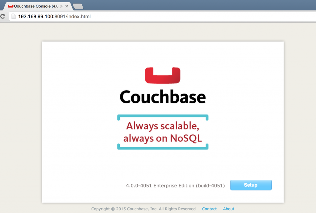 Couchbase Docker Getting Started 1