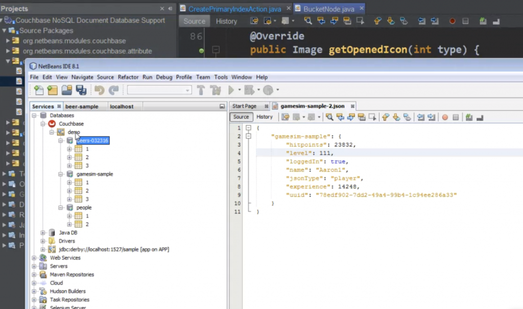 NetBeans Couchbase Part 7