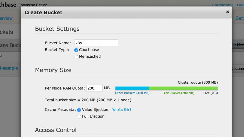 kubernetes-pv-couchbase-amazon-k8s-bucket