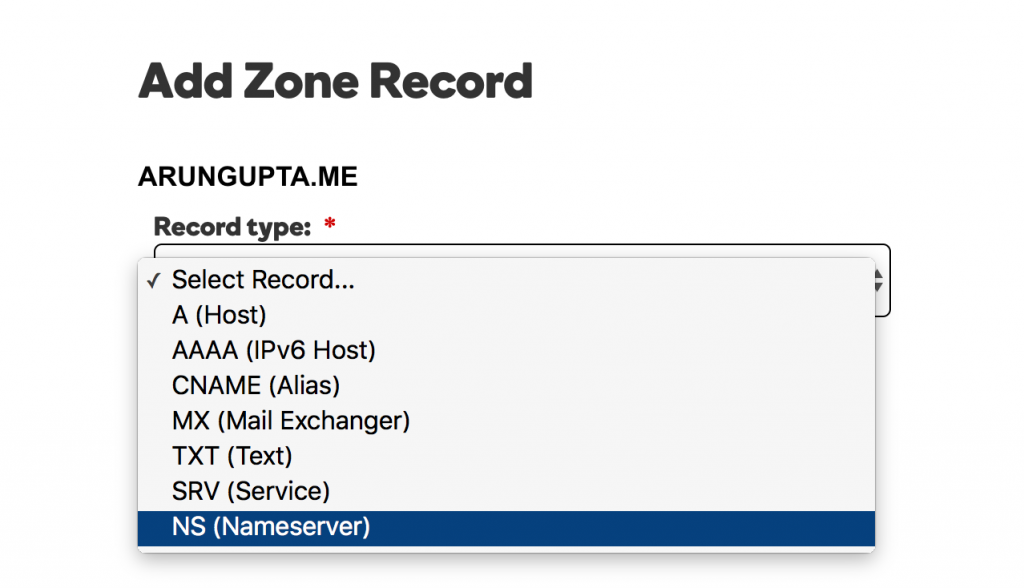 kops-godaddy-add-zone-record