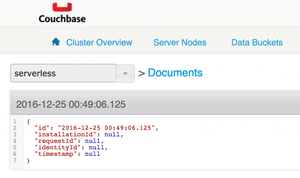 serverless-couchbase-bucket-document